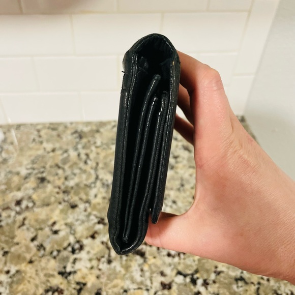 PRADA Black Large Classic Wallet 💯 AUTHENTIC - Picture 14 of 15